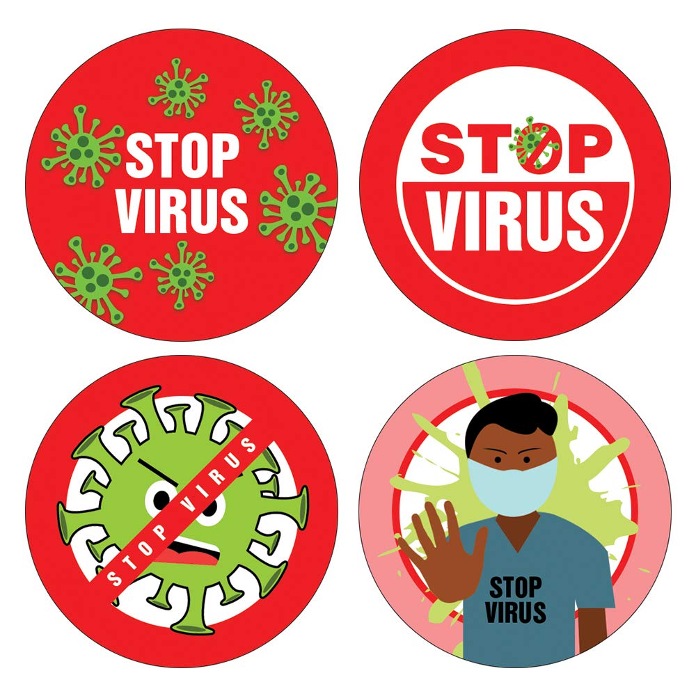 Stop The Contagion Sticker Set