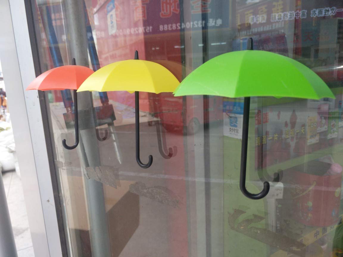 Colorful Umbrella Key Holder Set