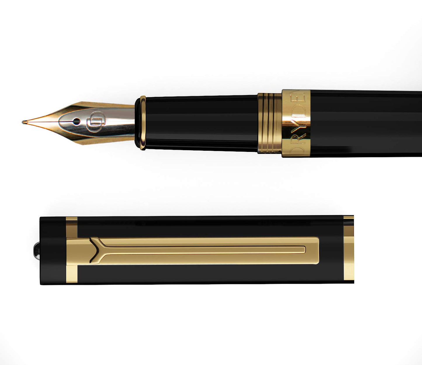 Fountain Pen and Notebook Clips Set