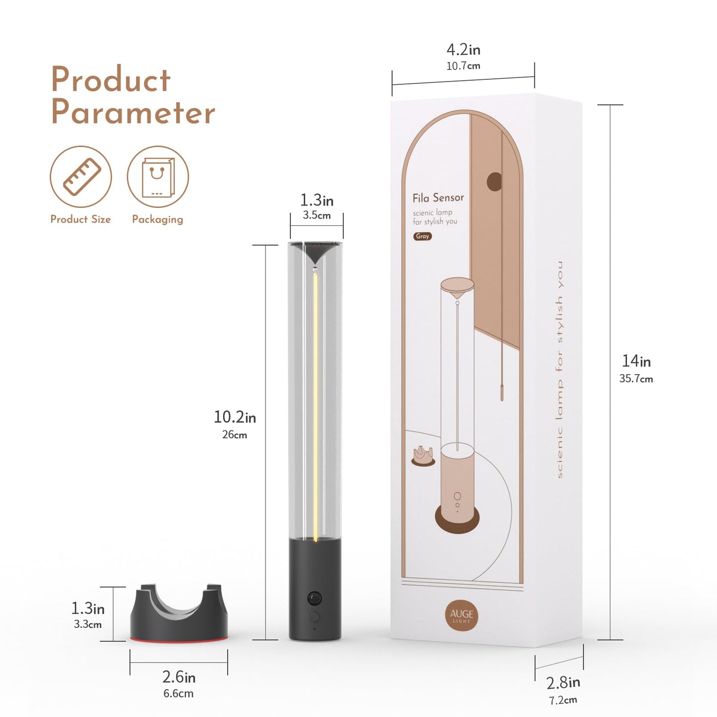 Motion Sensor Rechargeable Wall Light
