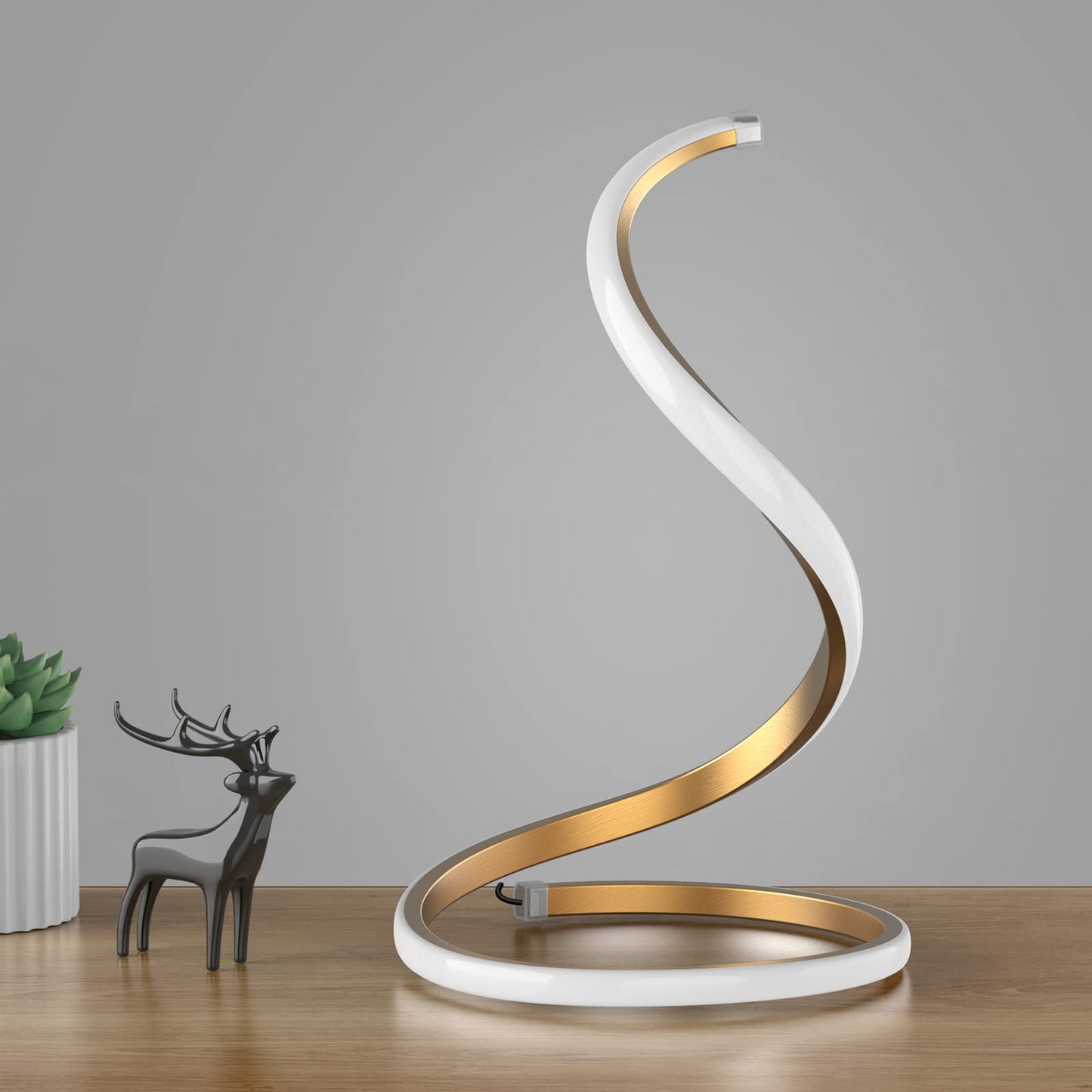 NUÜR Spiral LED Table Lamp