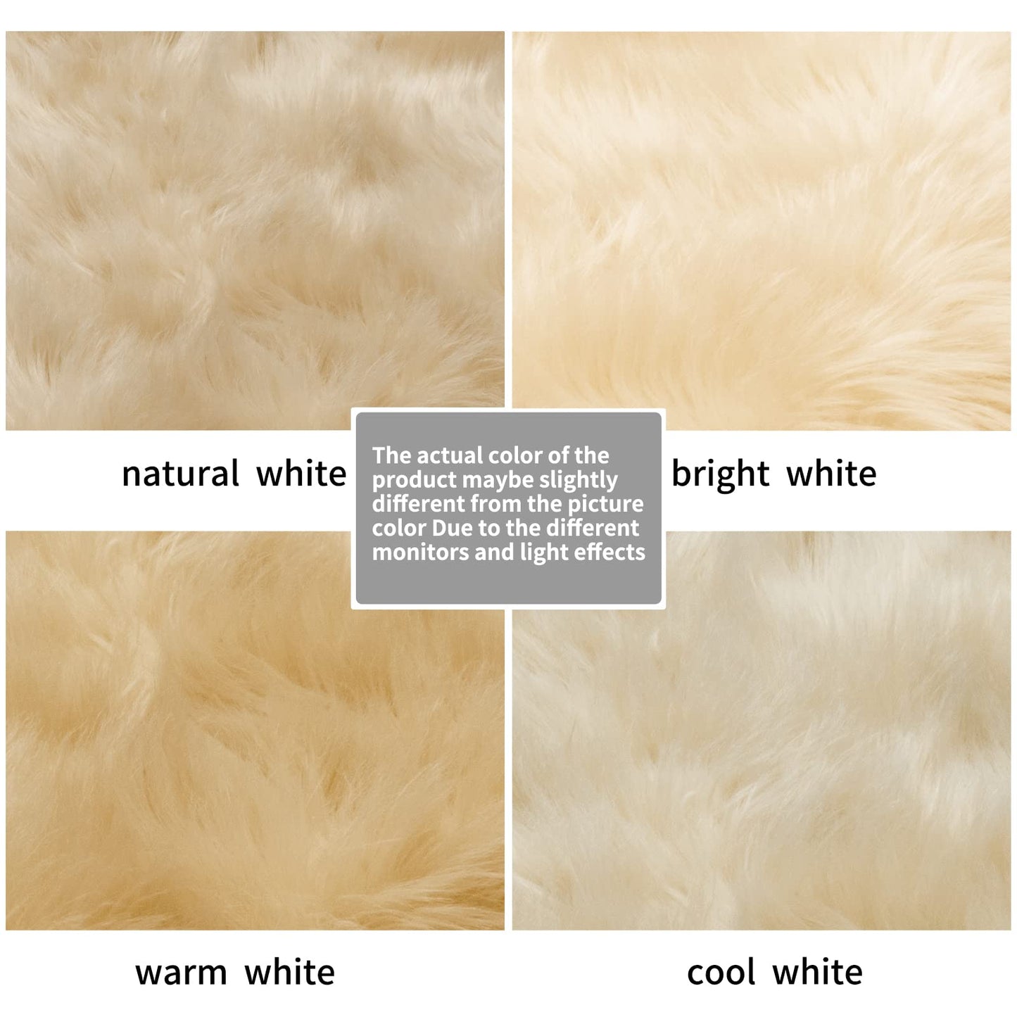 Ultra-Plush Faux Sheepskin Area Rug