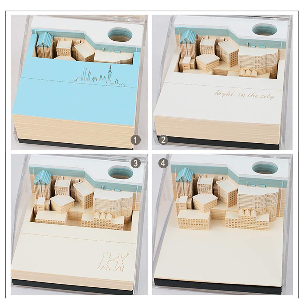 City Night 3D Memo Pads