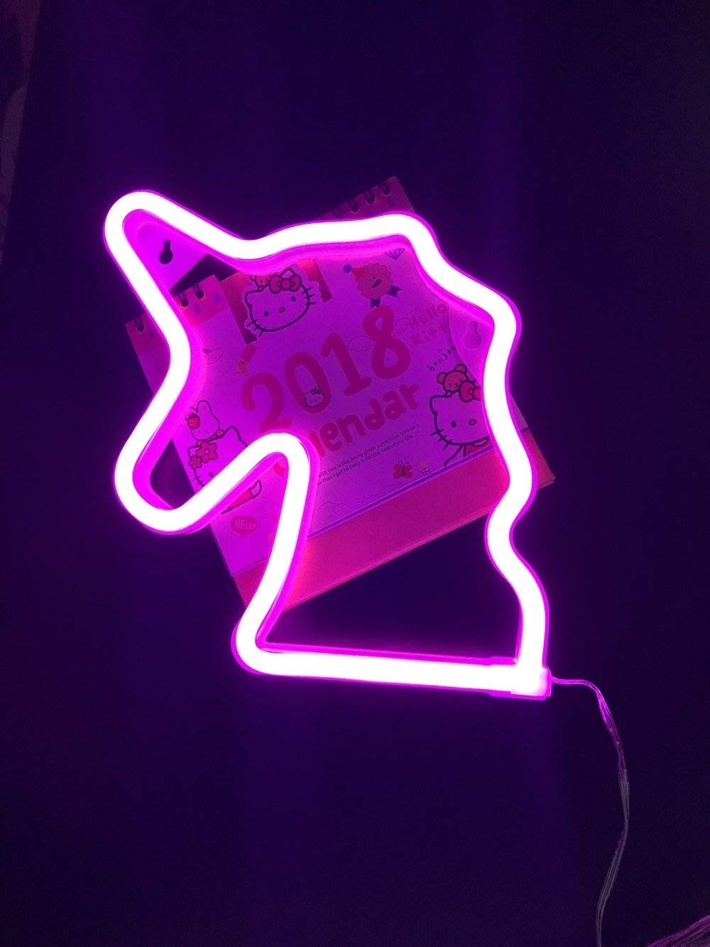 Neon Unicorn Night Light