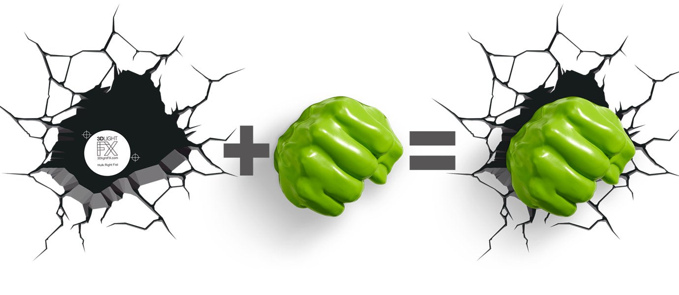 Hulk Fist 3D Deco Light