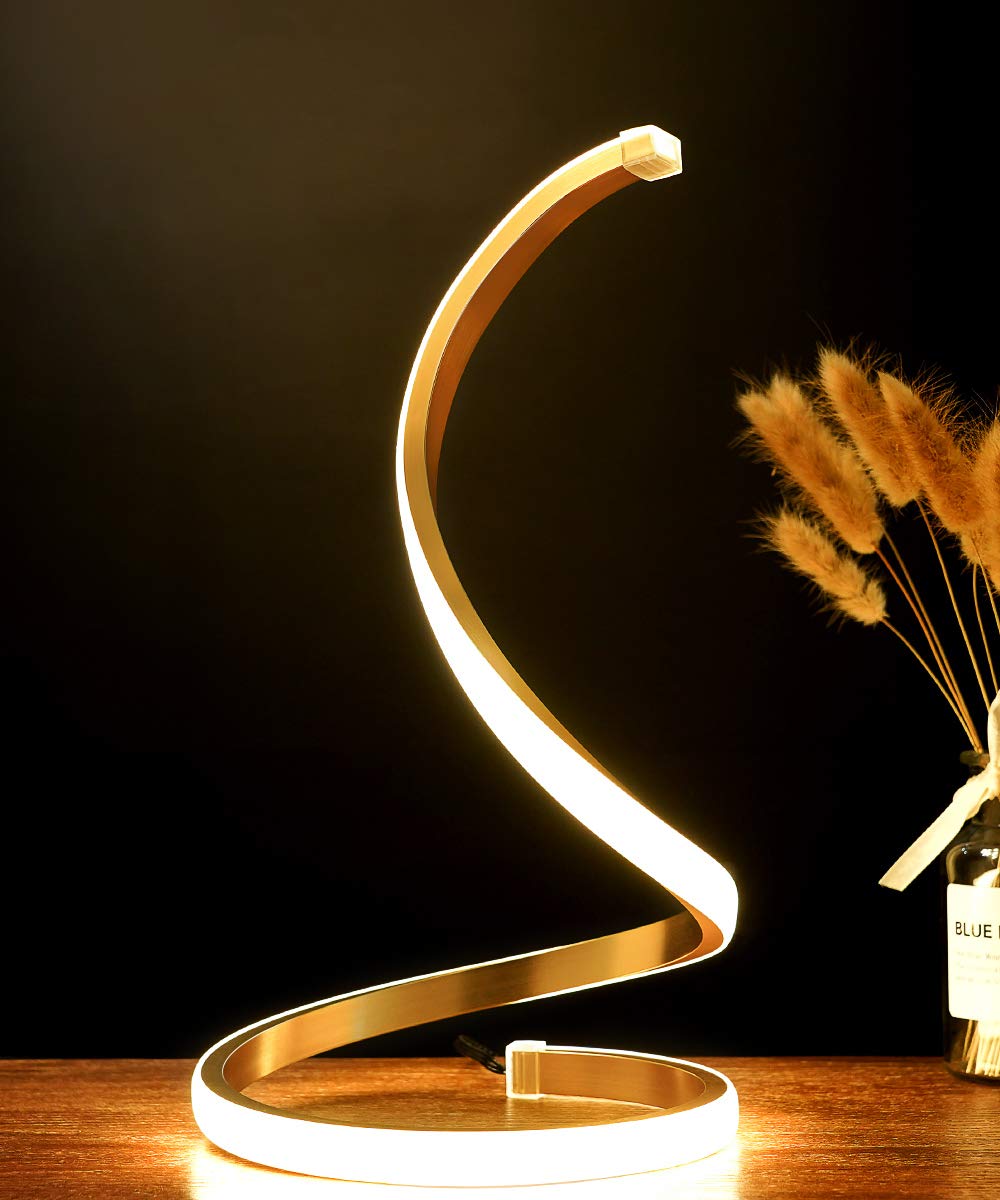 NUÜR Spiral LED Table Lamp