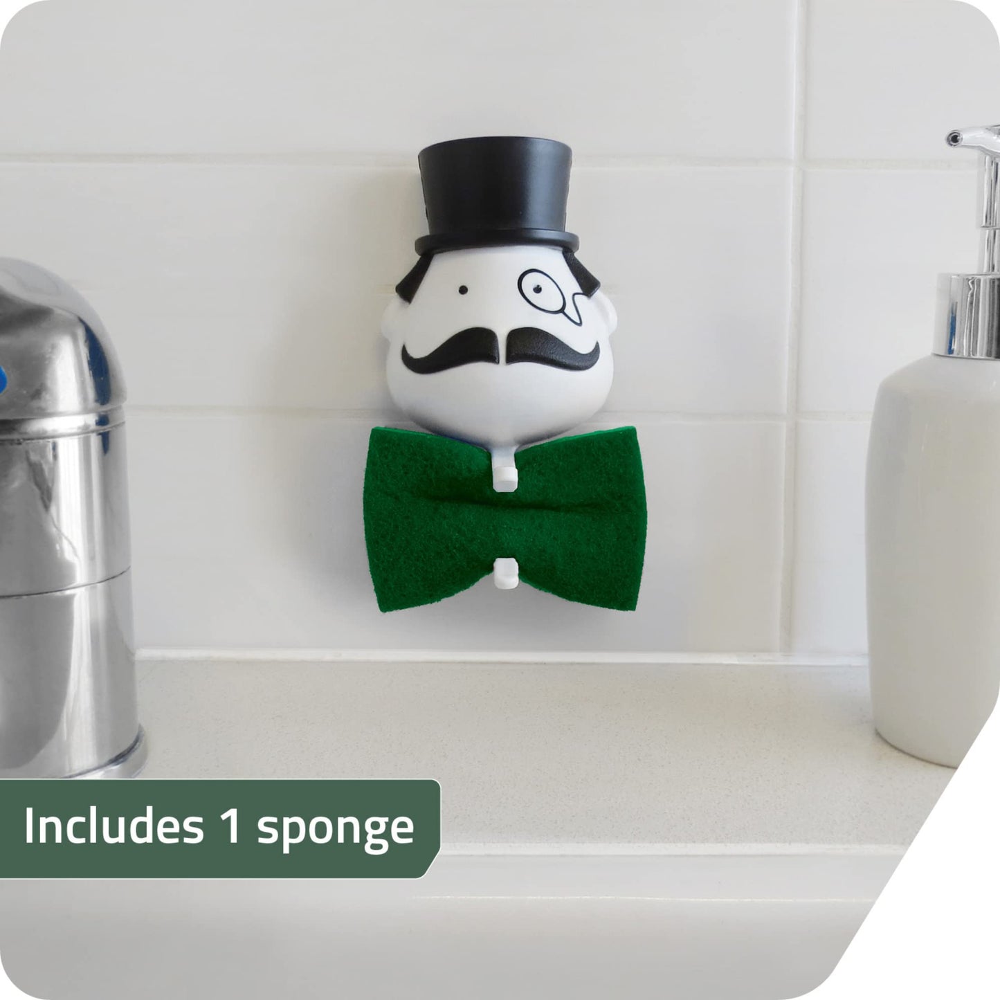 Peleg Design Mr. Sponge Kitchen Sponge Holder