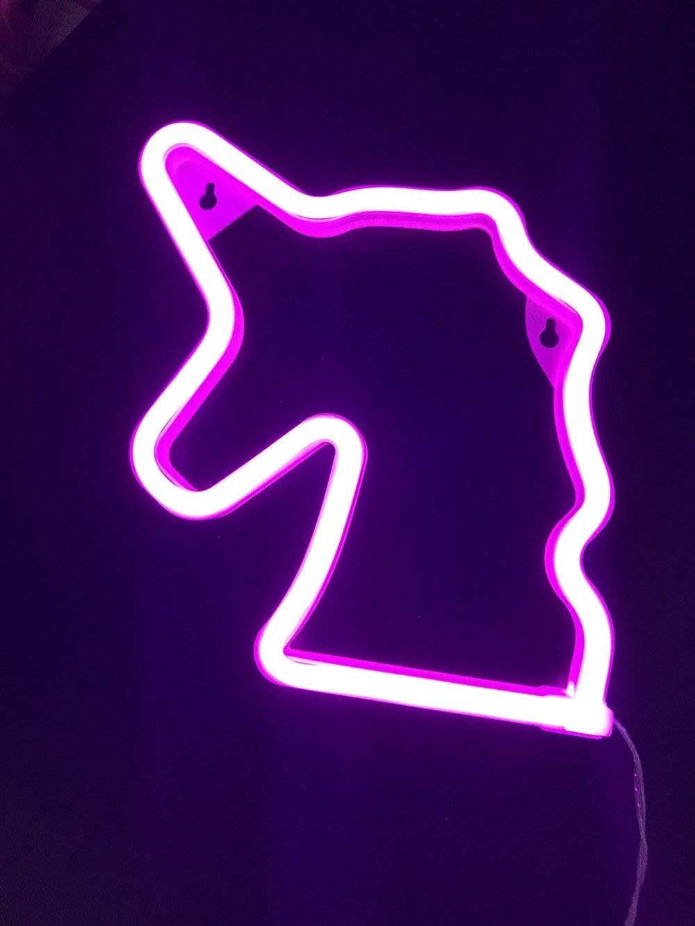 Neon Unicorn Night Light