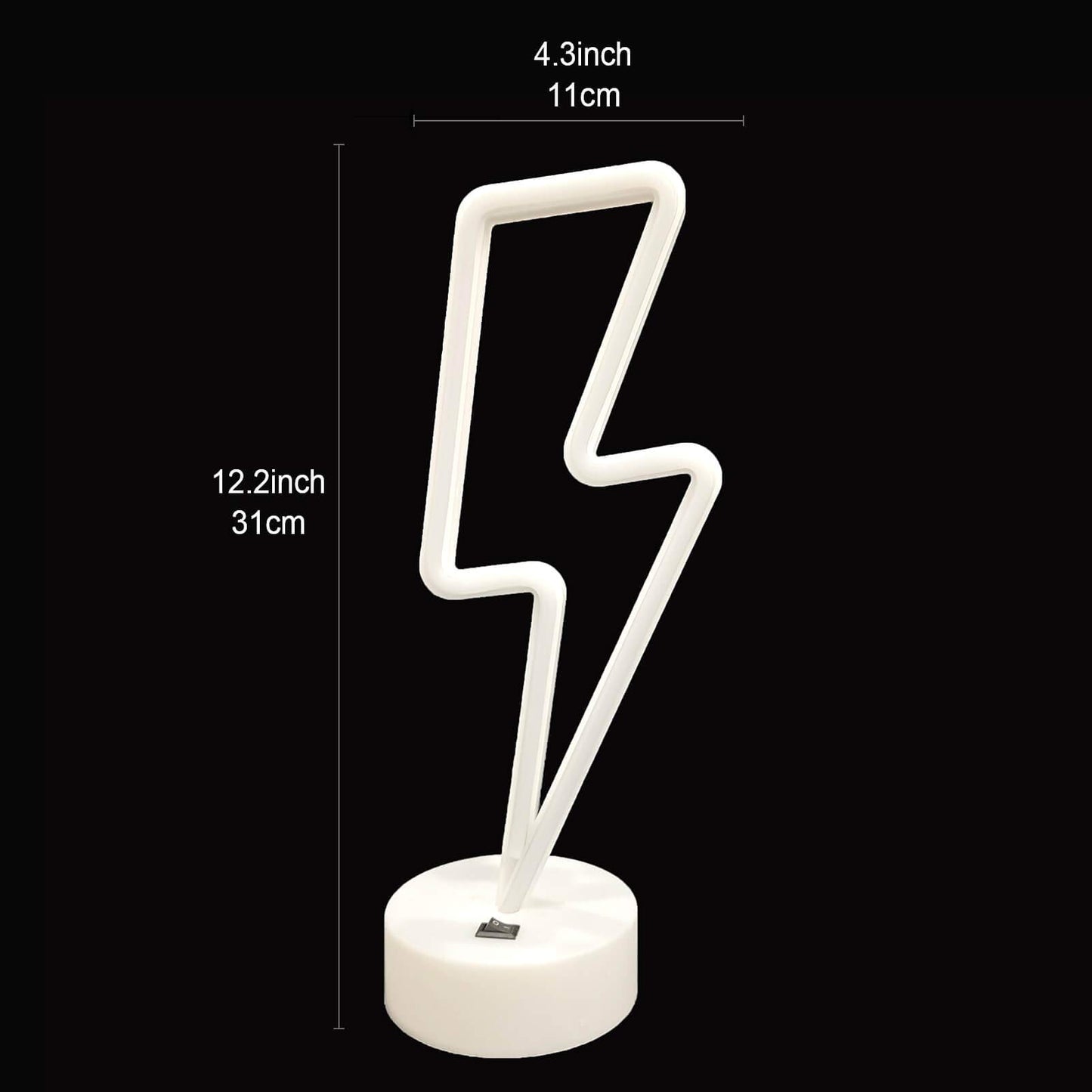 Lightning Bolt Neon Sign for Room Decor - Blue