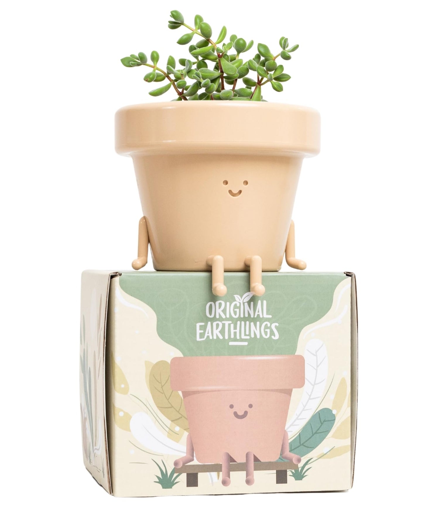 Original Earthlings Smiley Face Plant Pot