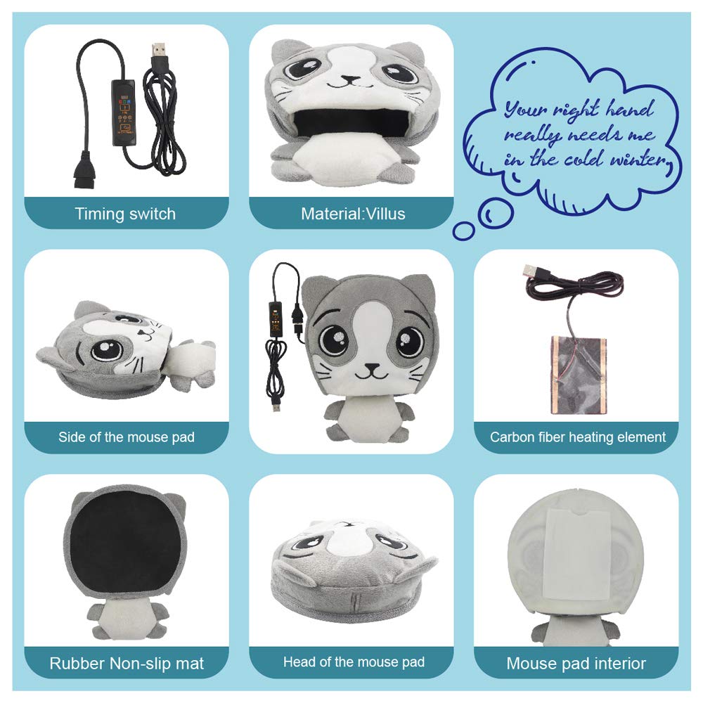 USB Hand Warmer Mouse Pad