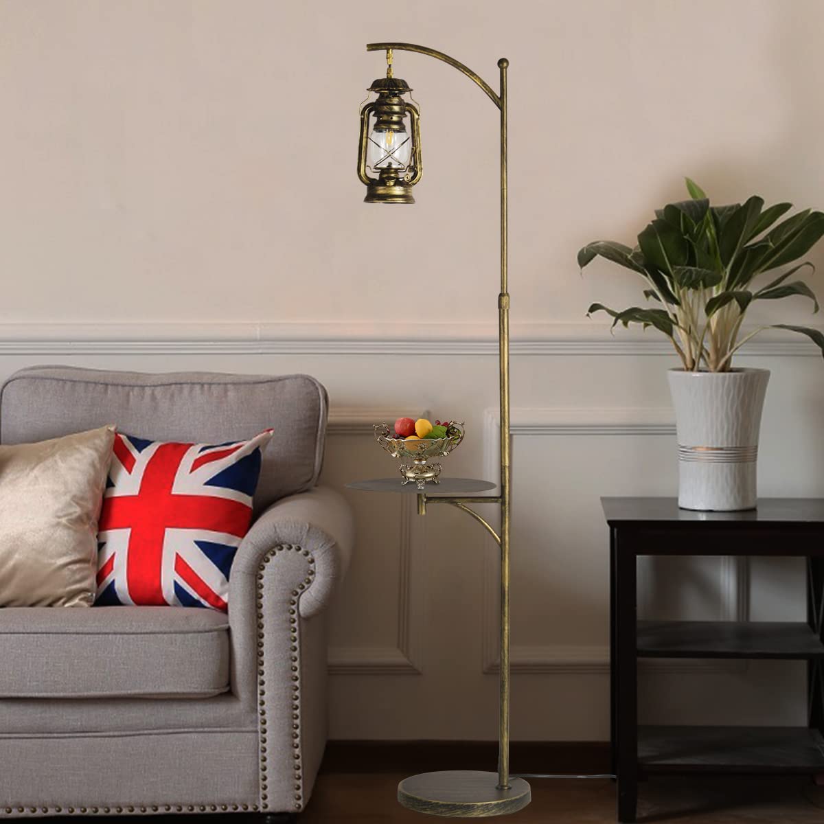 Beaysyty Bronze Artisan Country Floor Lamp