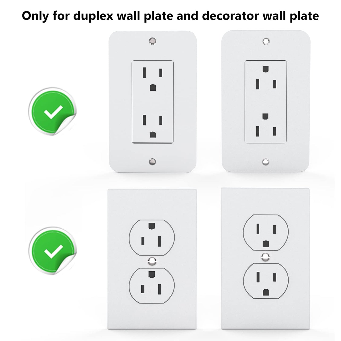 Outlet Shelf Wall Holder - 2 Pack