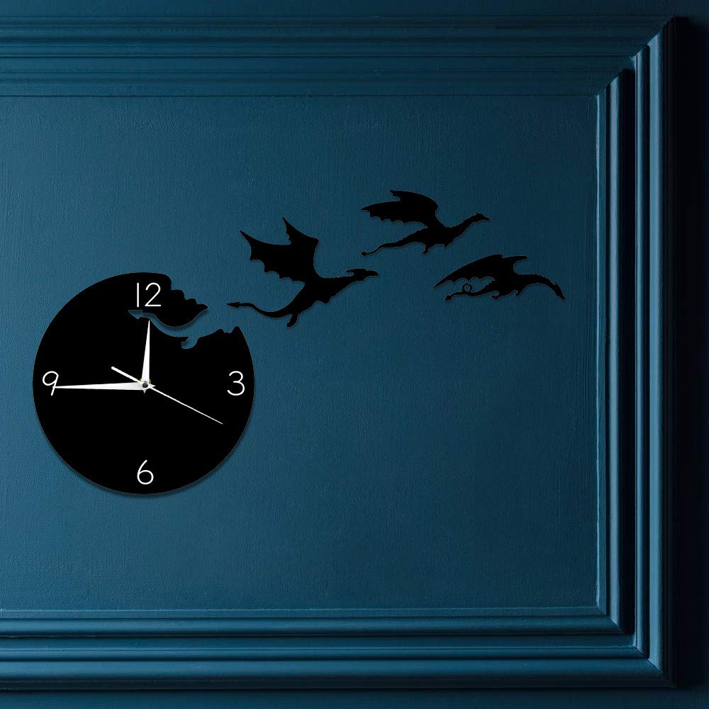 Flying Dragon Wall Clock