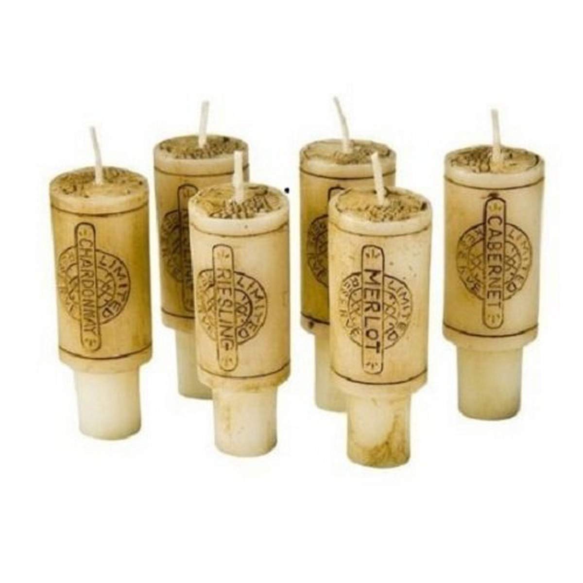 Merlot Scented Wine Cork Candles - Set of 6