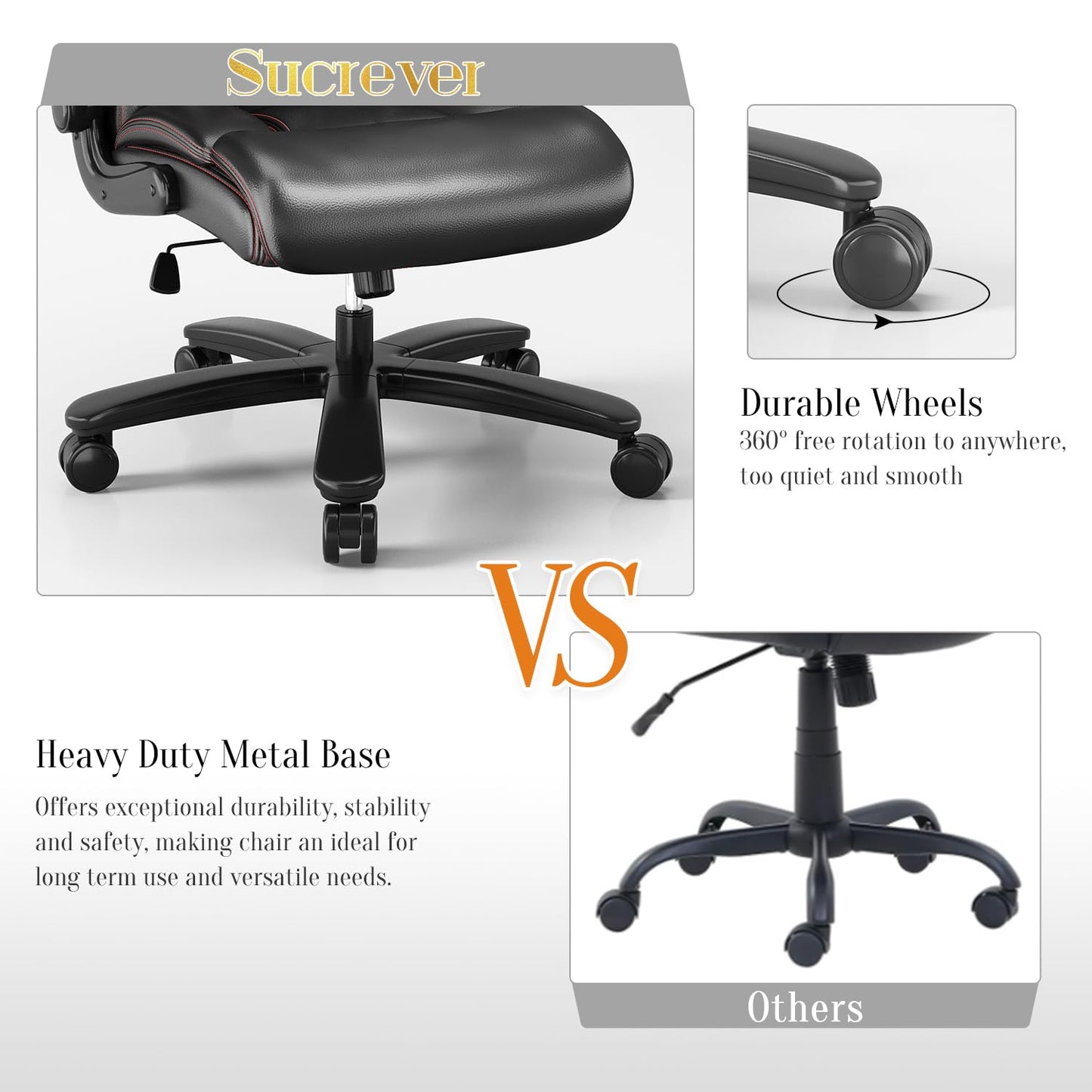 Executive Faux Leather Office Chair