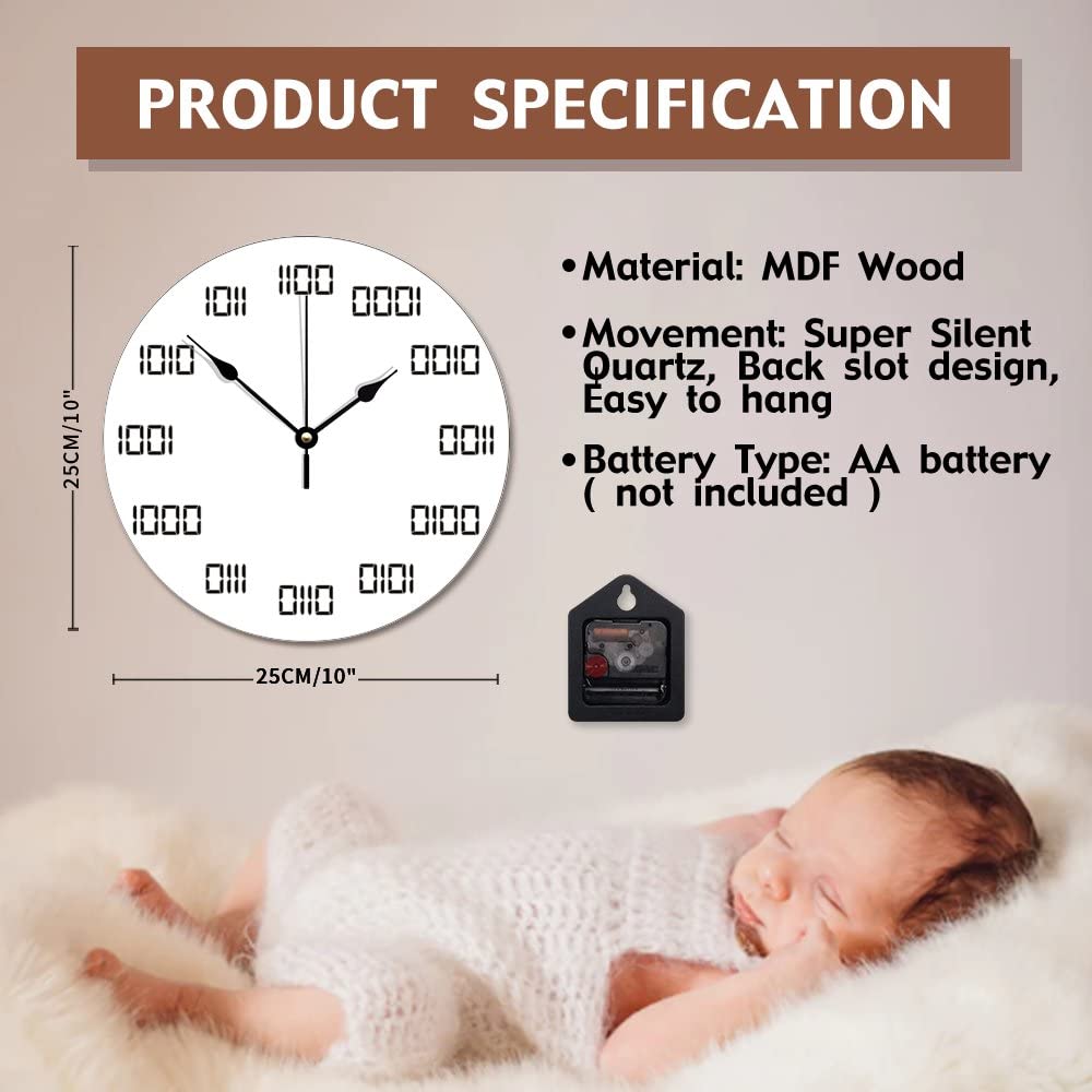 Binary Time Wall Clock