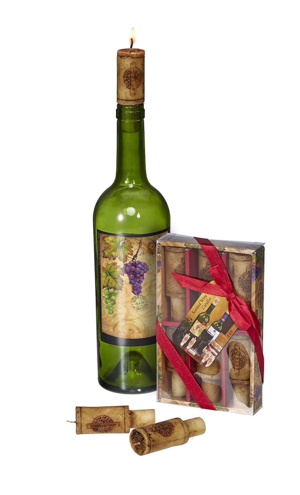Merlot Scented Wine Cork Candles - Set of 6