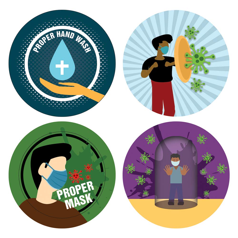 Stop The Contagion Sticker Set