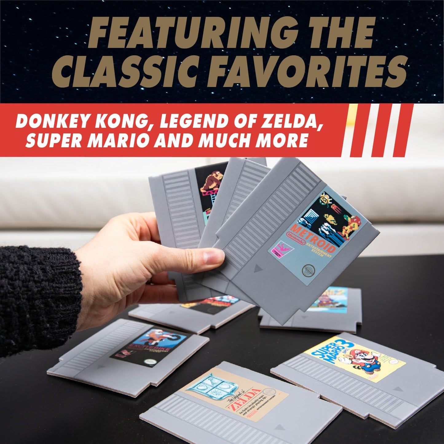 Nintendo NES Cartridge Retro Drink Coasters