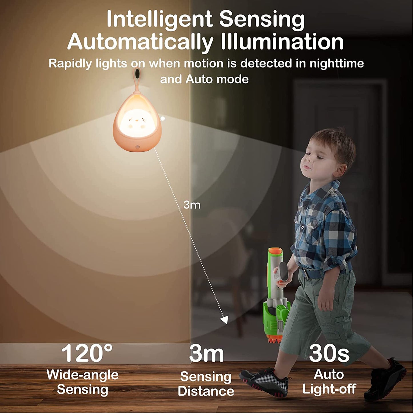 Cute Kitty Motion Sensor Light