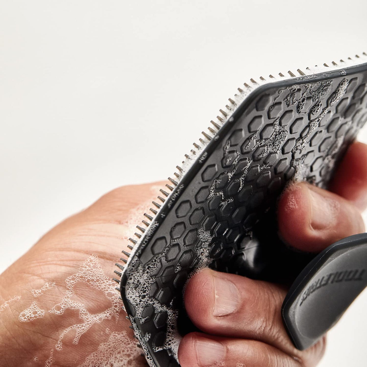 Body Scrubber & Hook Set - Silicone Exfoliator