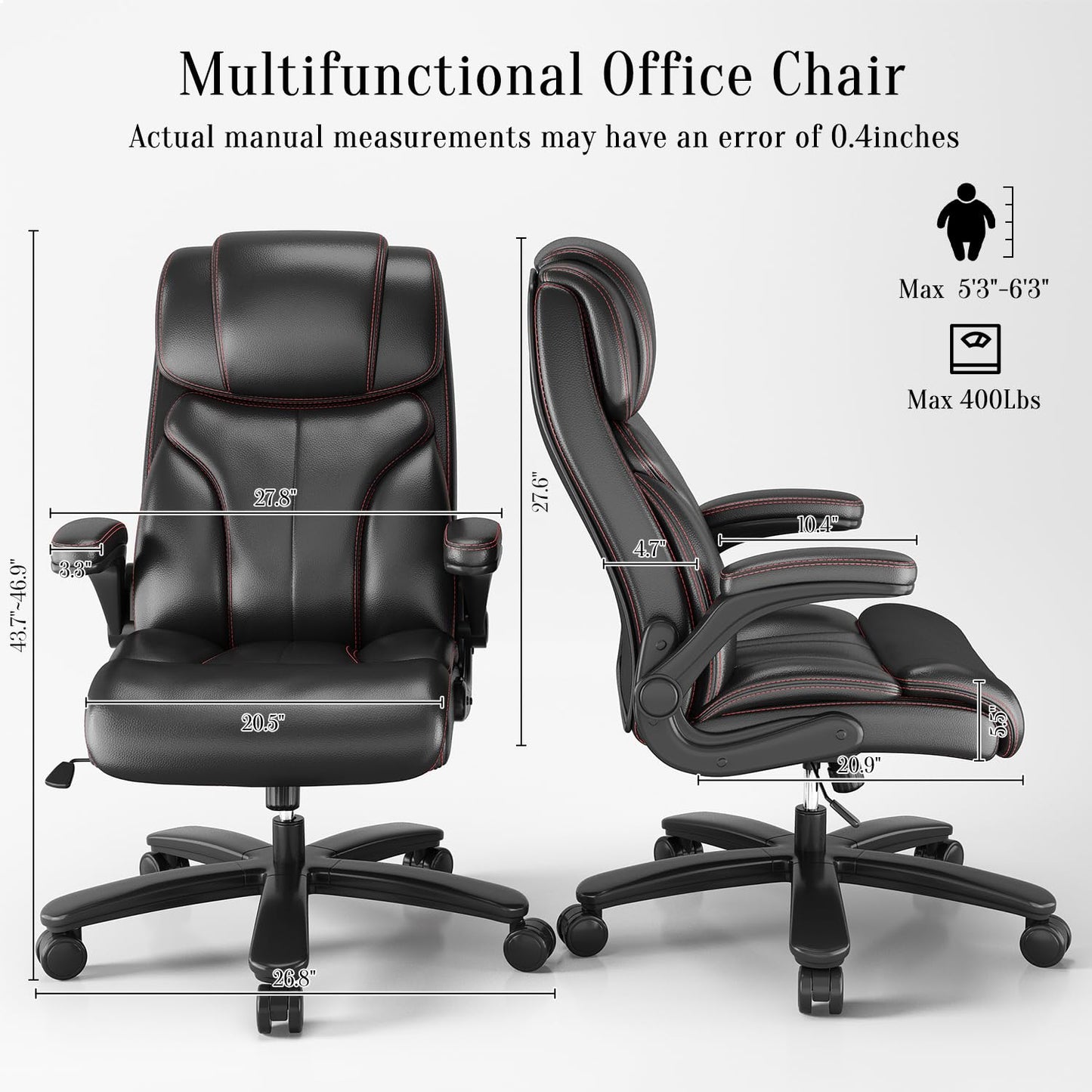 Executive Faux Leather Office Chair