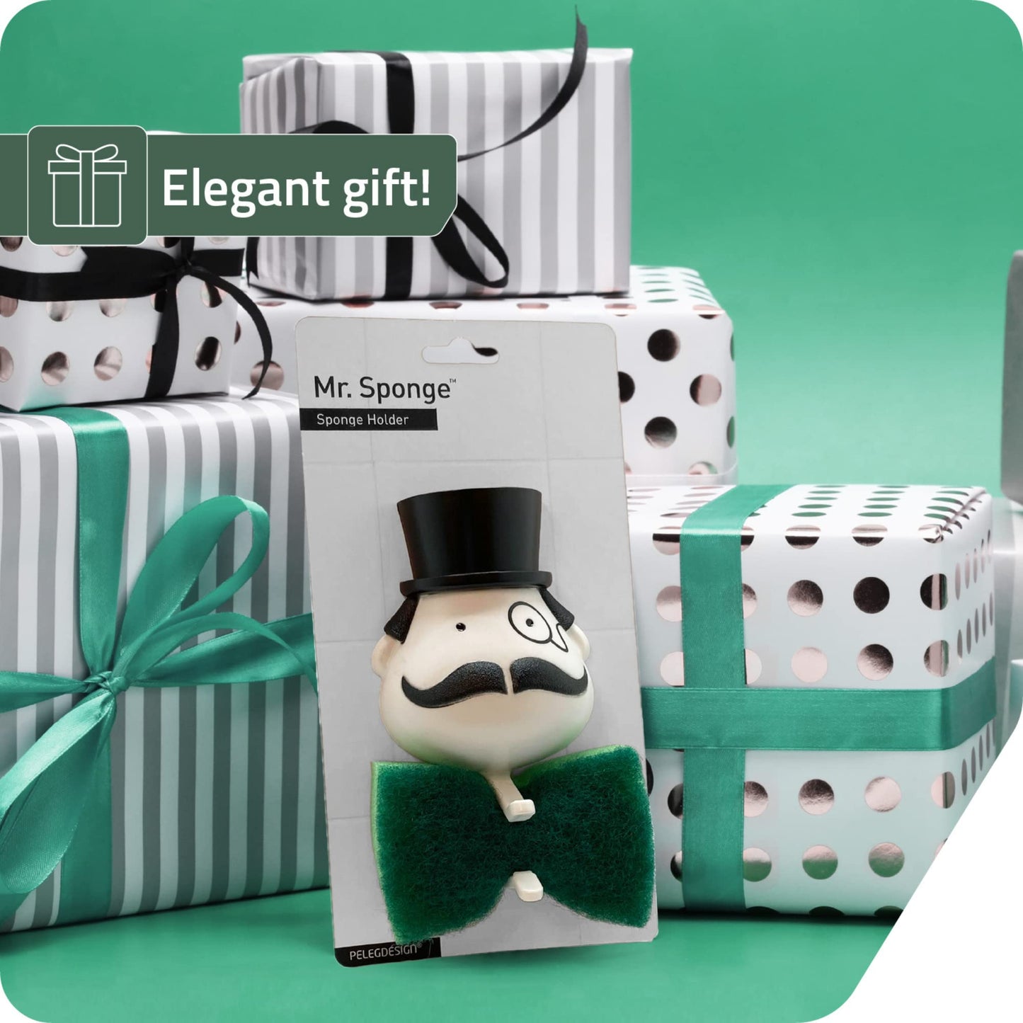 Peleg Design Mr. Sponge Kitchen Sponge Holder