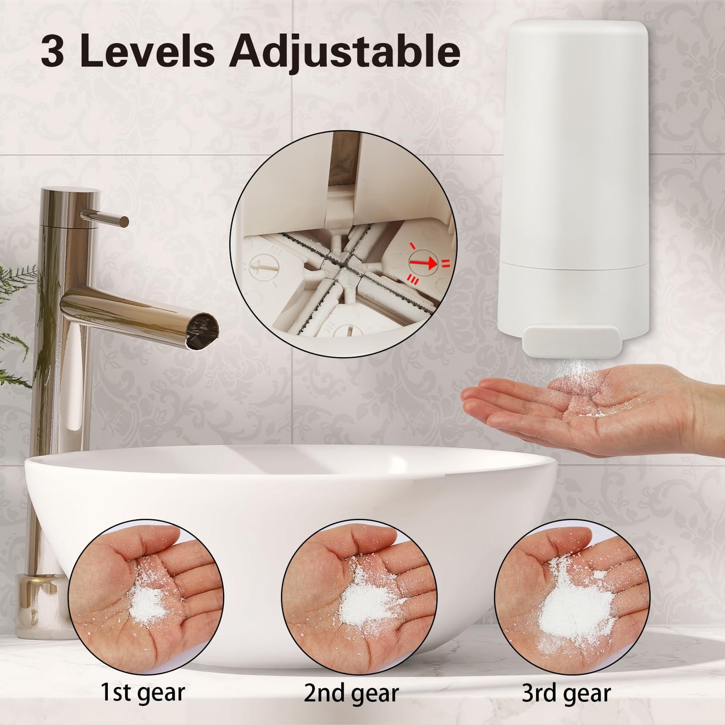 Wall-Mounted Soap Grinder Dispenser