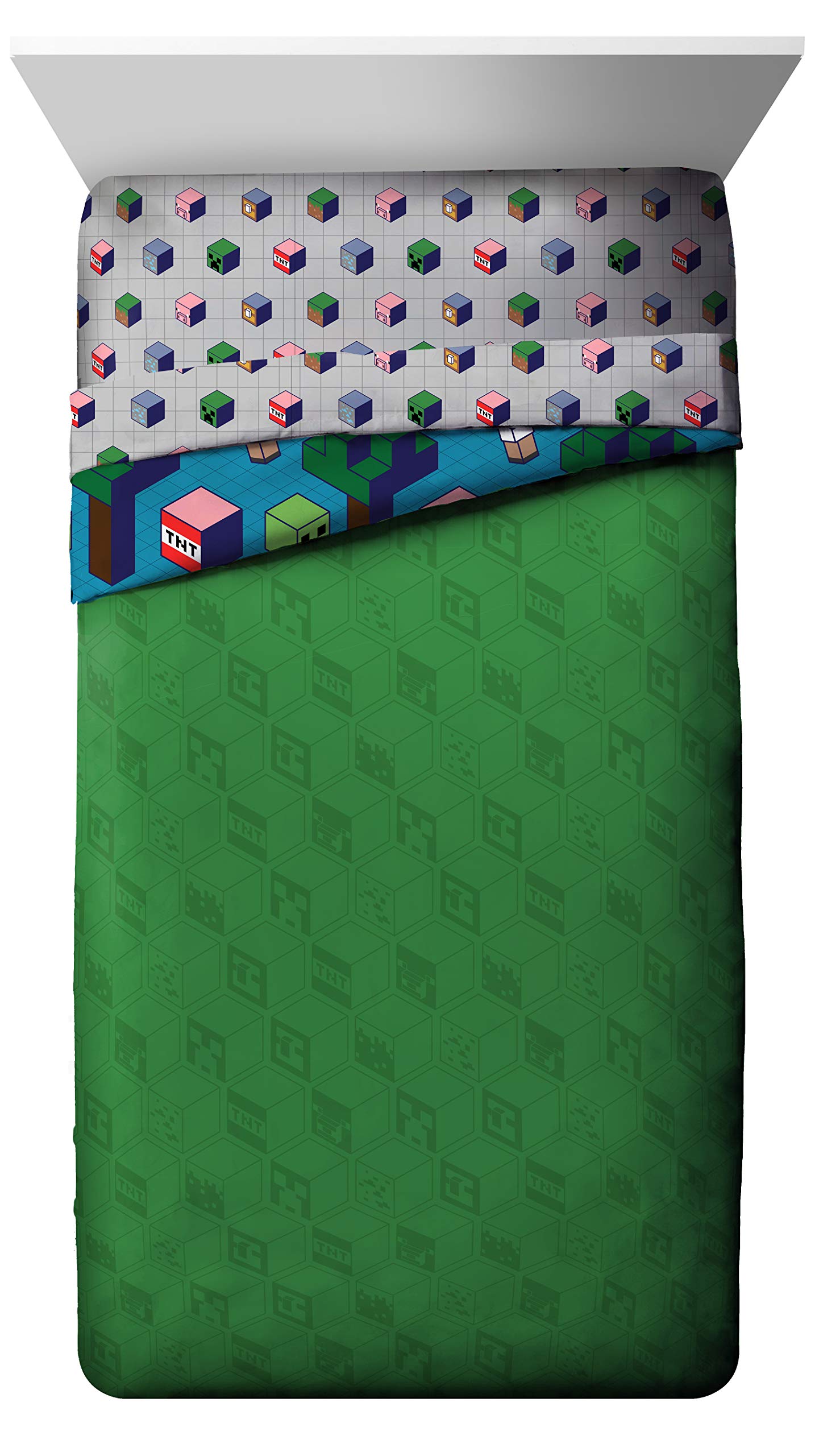 Minecraft Twin Bed Set