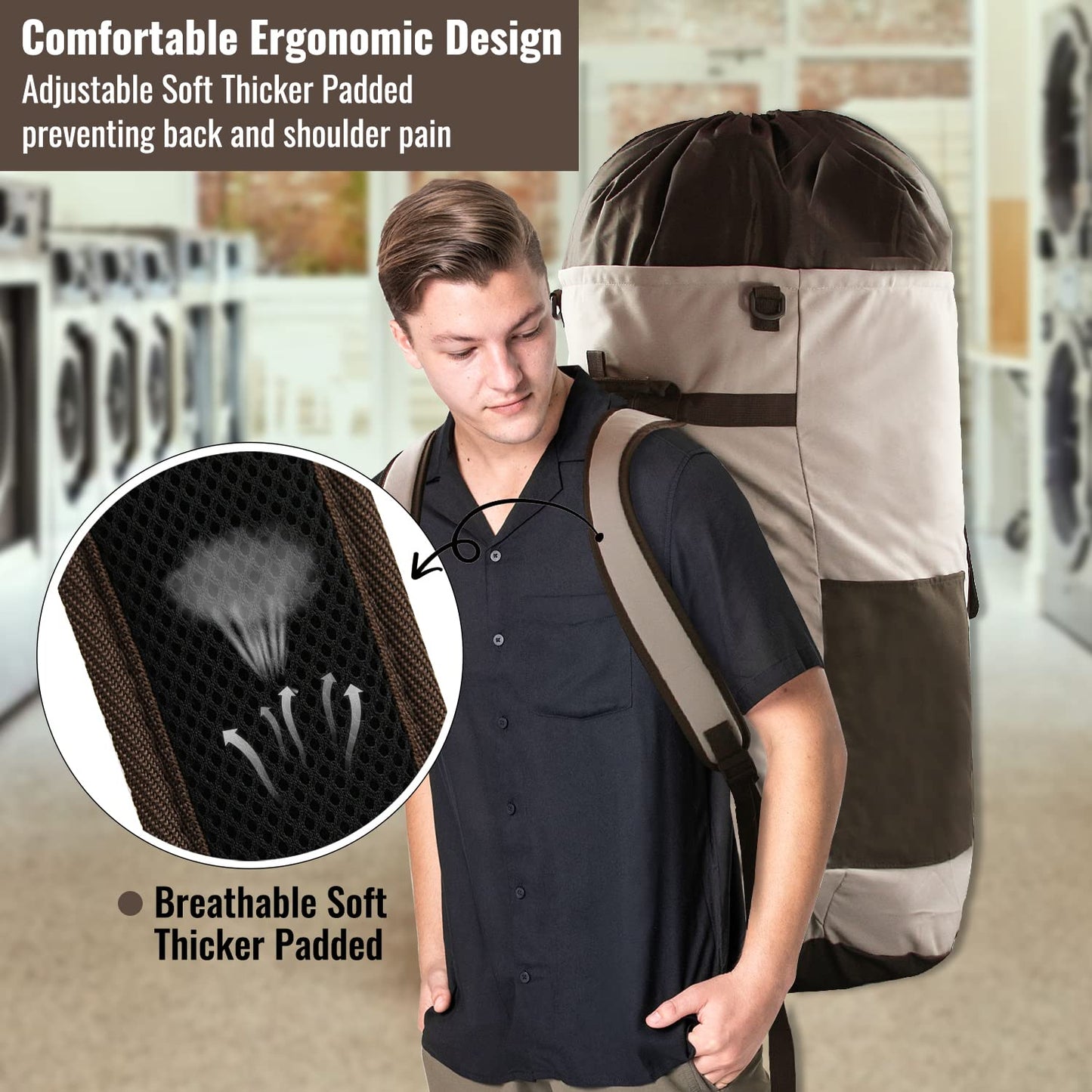 Laundry Bag Backpack
