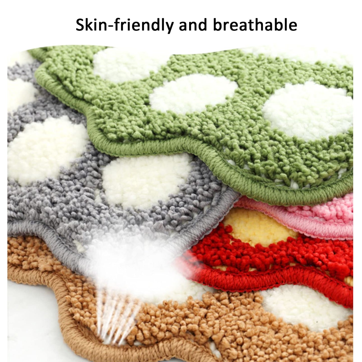 Non-Slip Microfiber Bathroom Rug