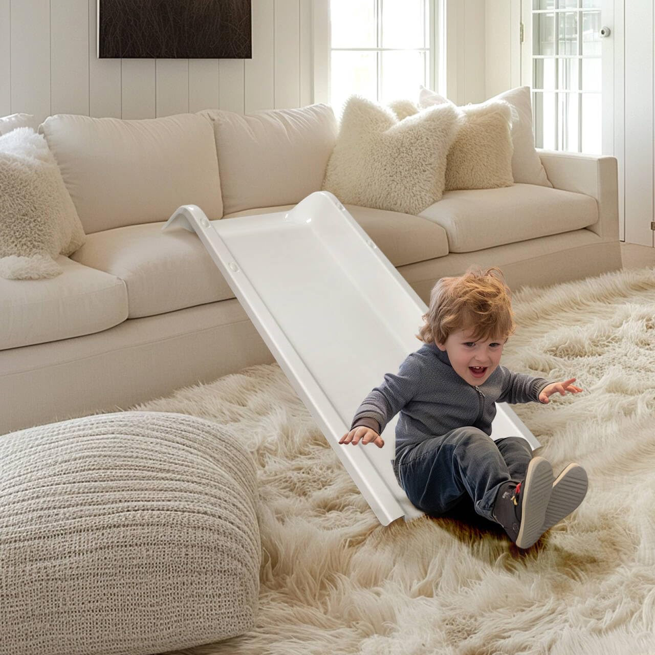 Staircase Slide Attachment for Indoor Play