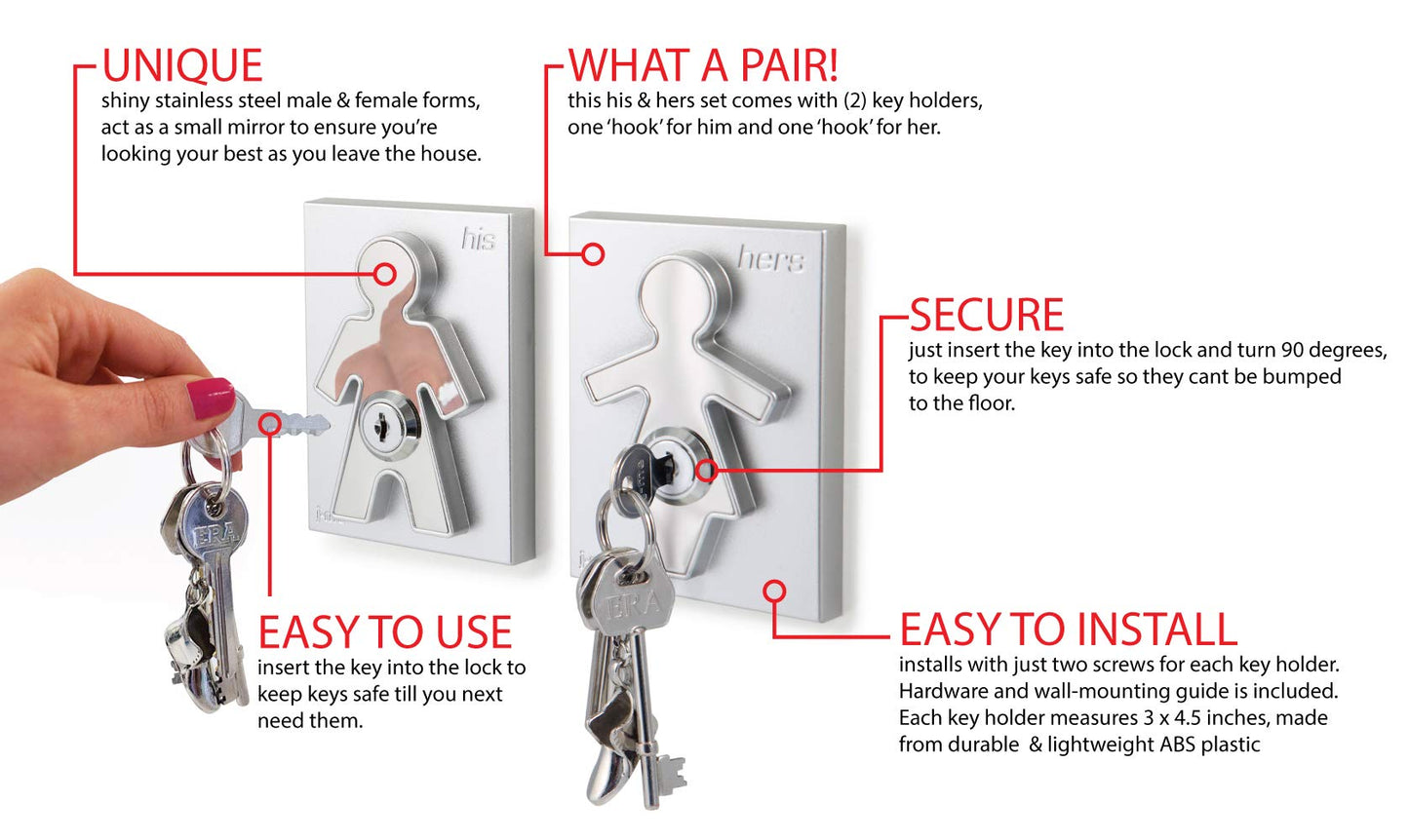 His and Her Key Holders
