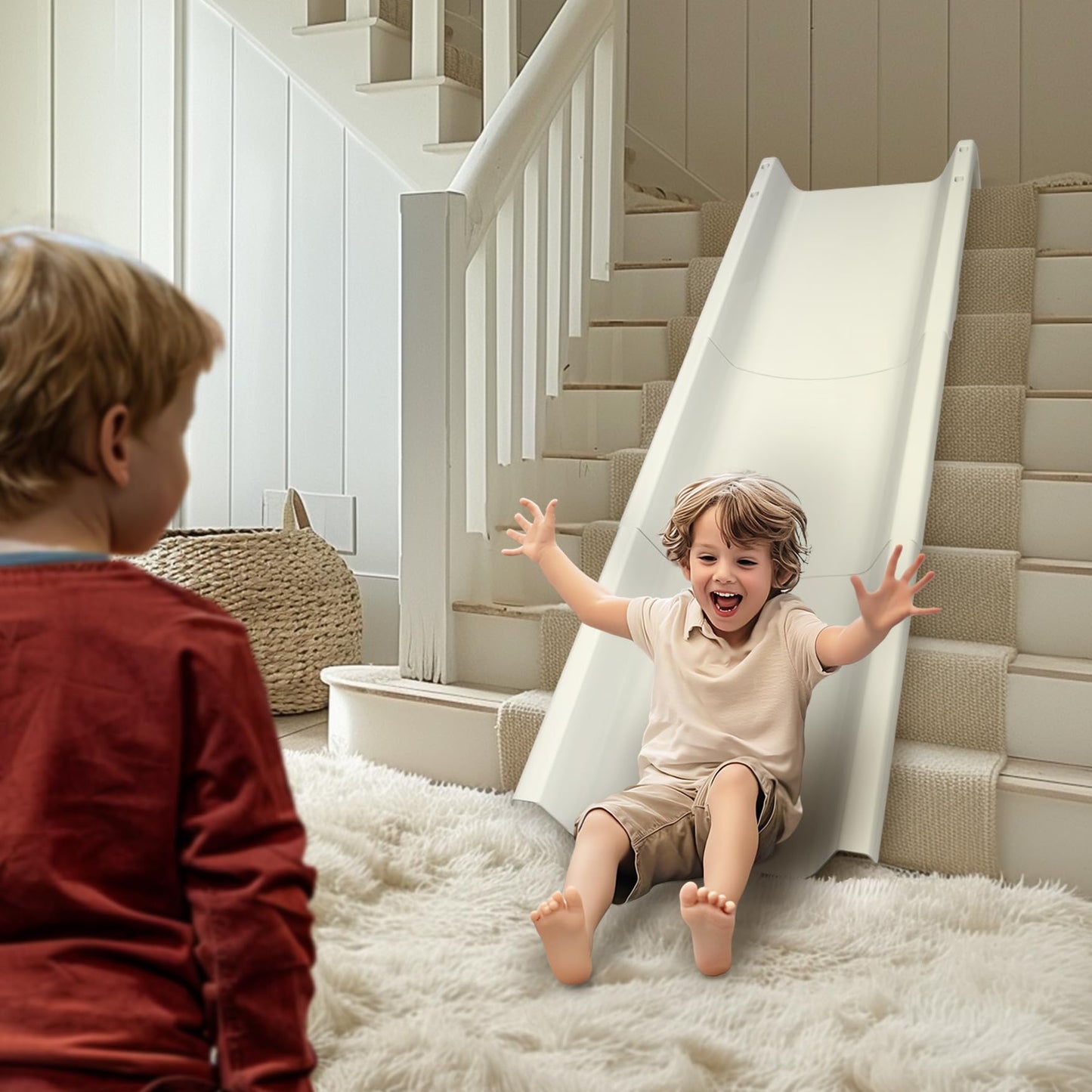Staircase Slide Attachment for Indoor Play