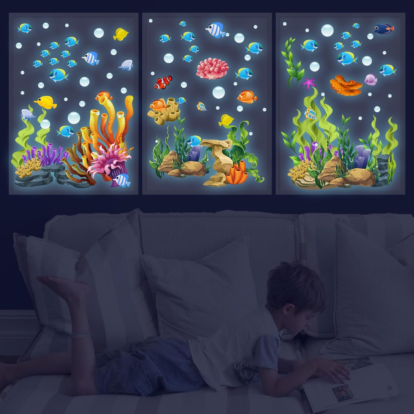 Under The Sea Wall Decals - Glow in The Dark