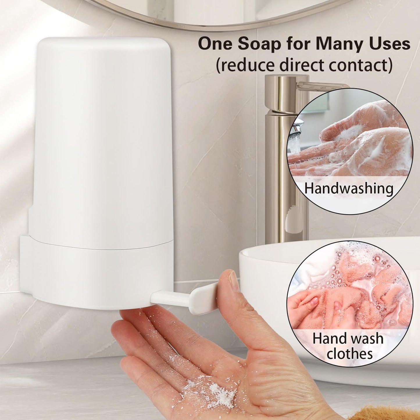 Wall-Mounted Soap Grinder Dispenser