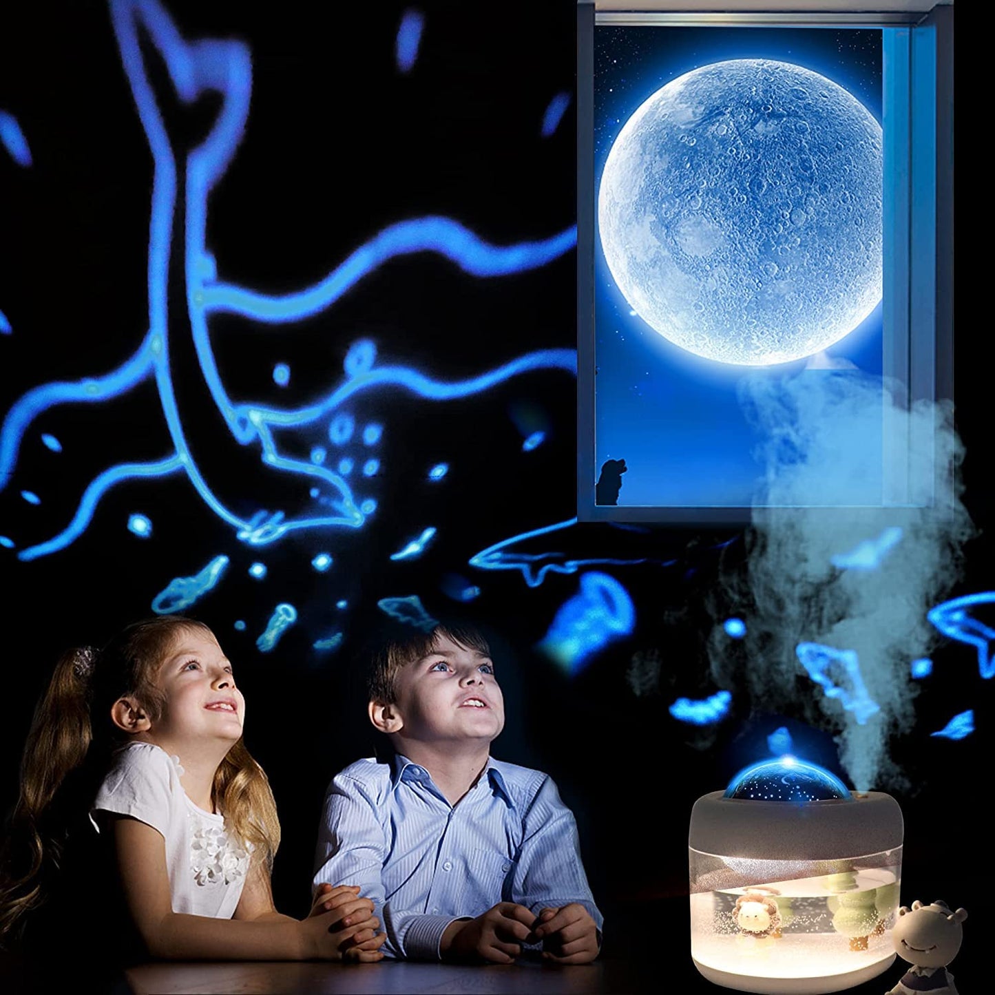 Baby Cool Mist Humidifier with Star Projector