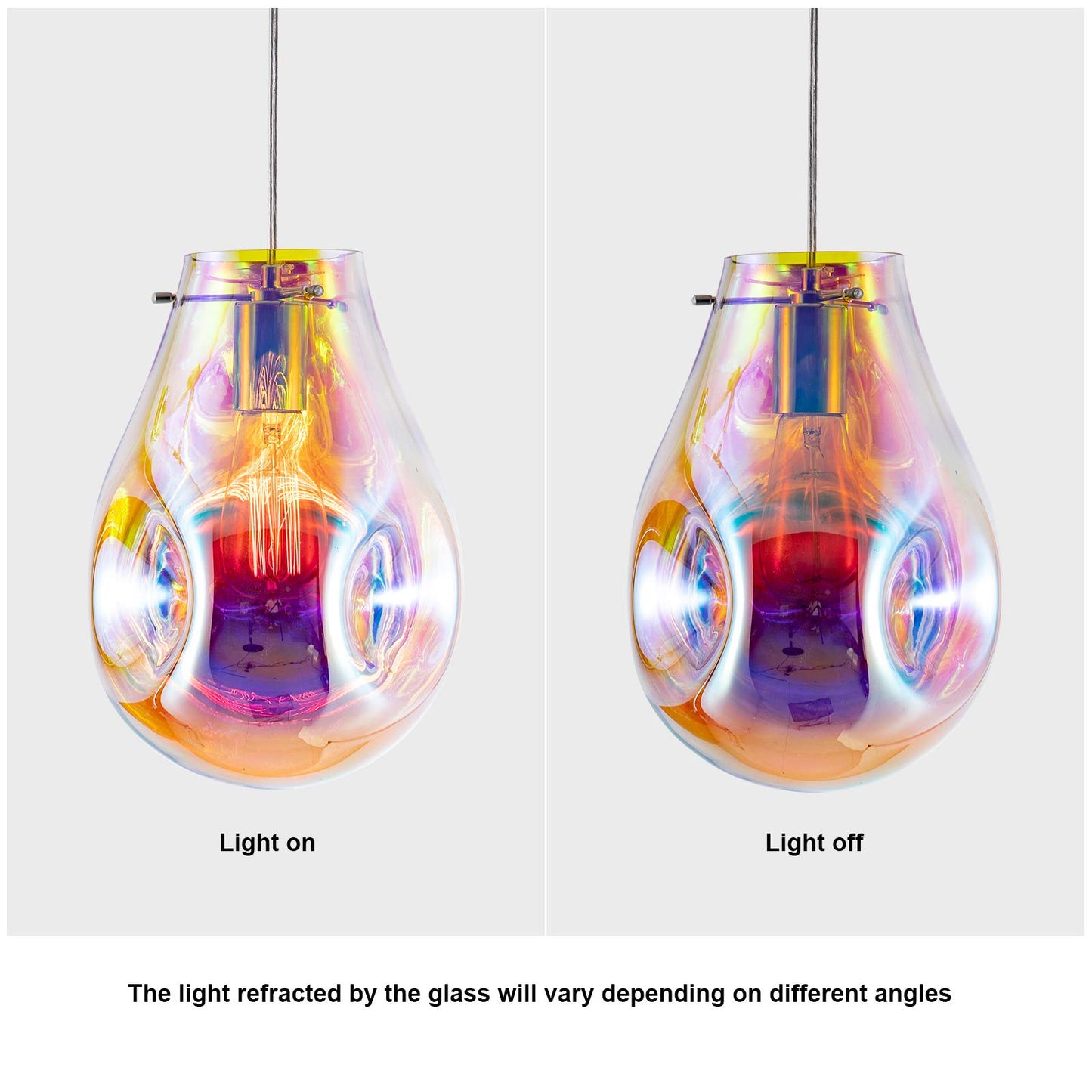 Colorful Glass Pendant Light