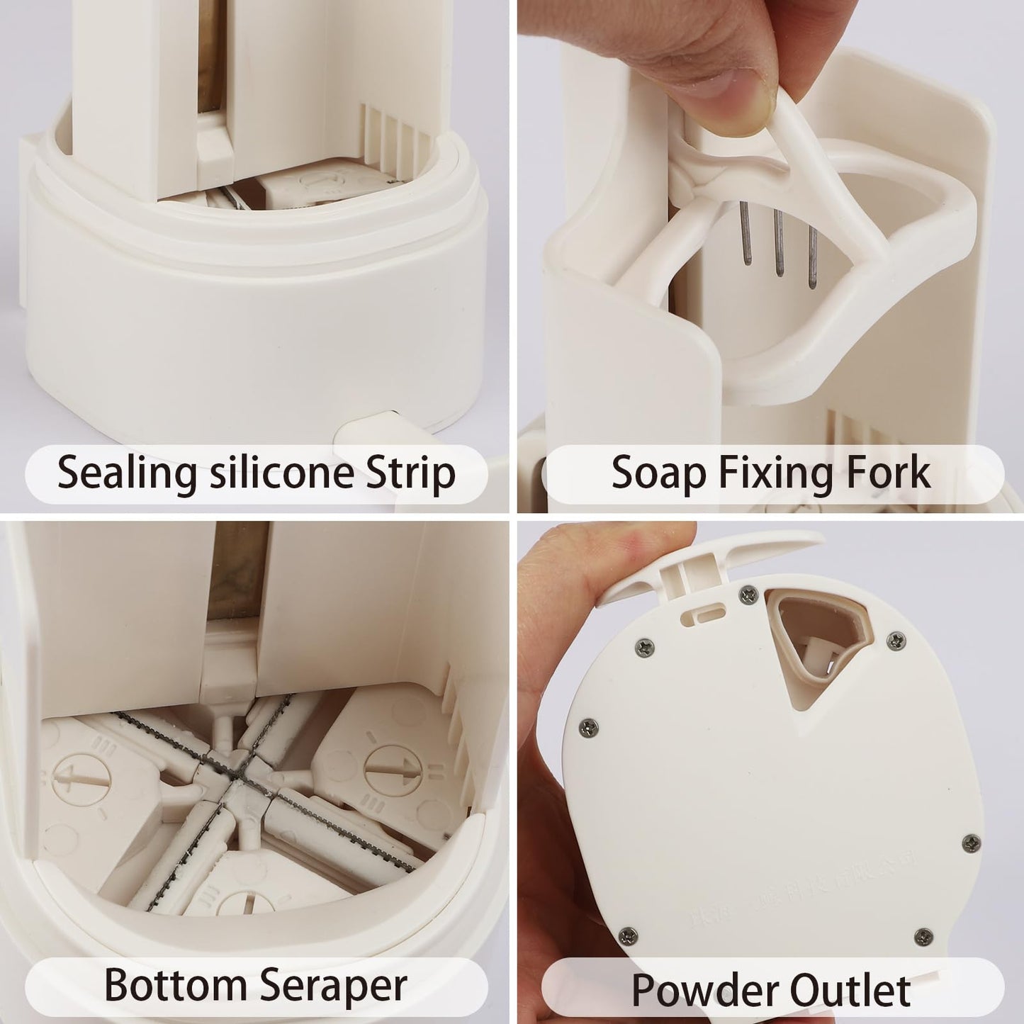 Wall-Mounted Soap Grinder Dispenser