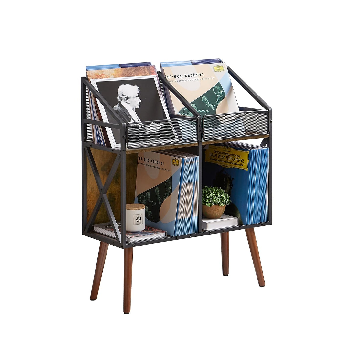 Vinyl Record Storage Holder Rack
