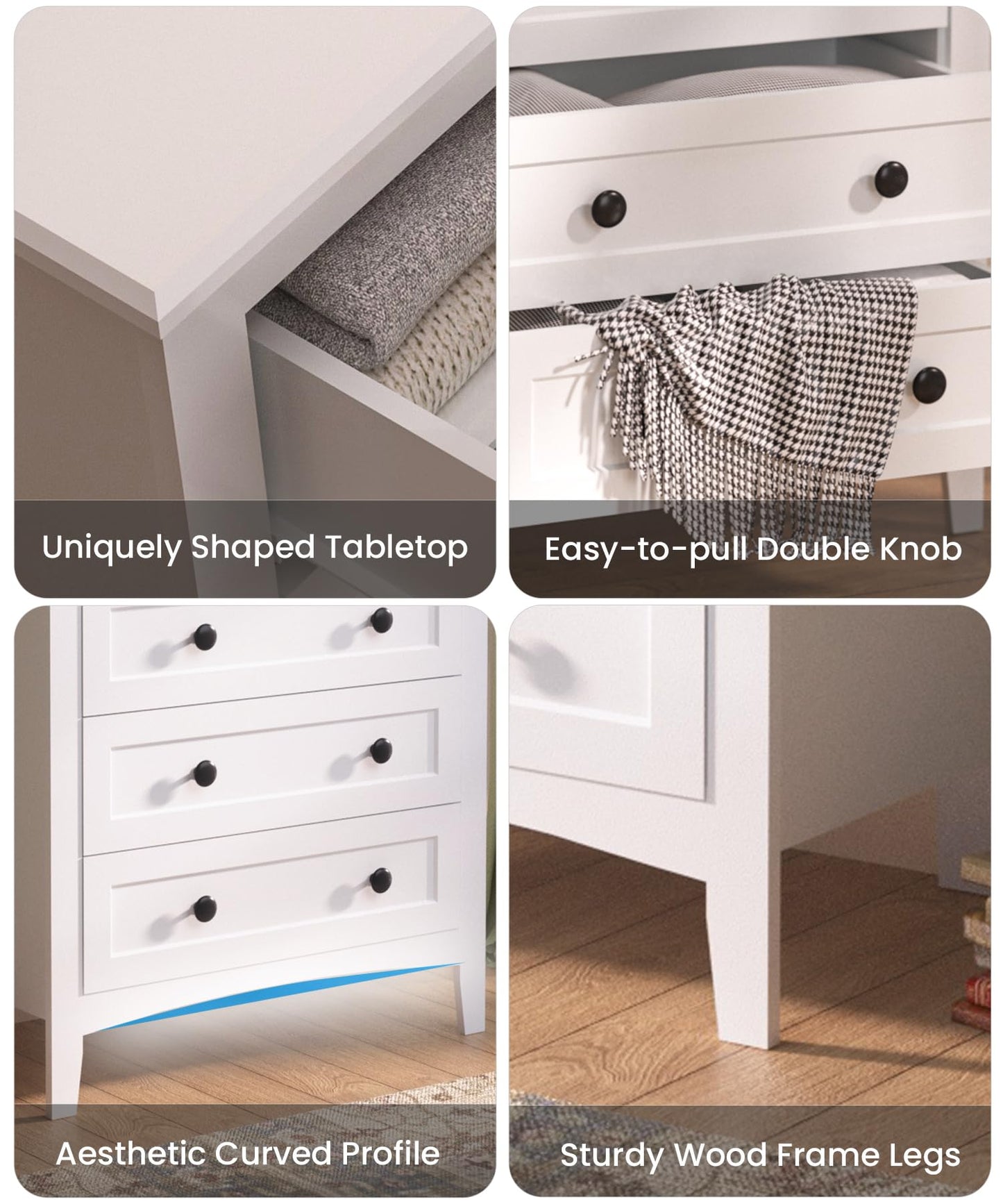 Five-Drawer Dresser with Built-In Power Station