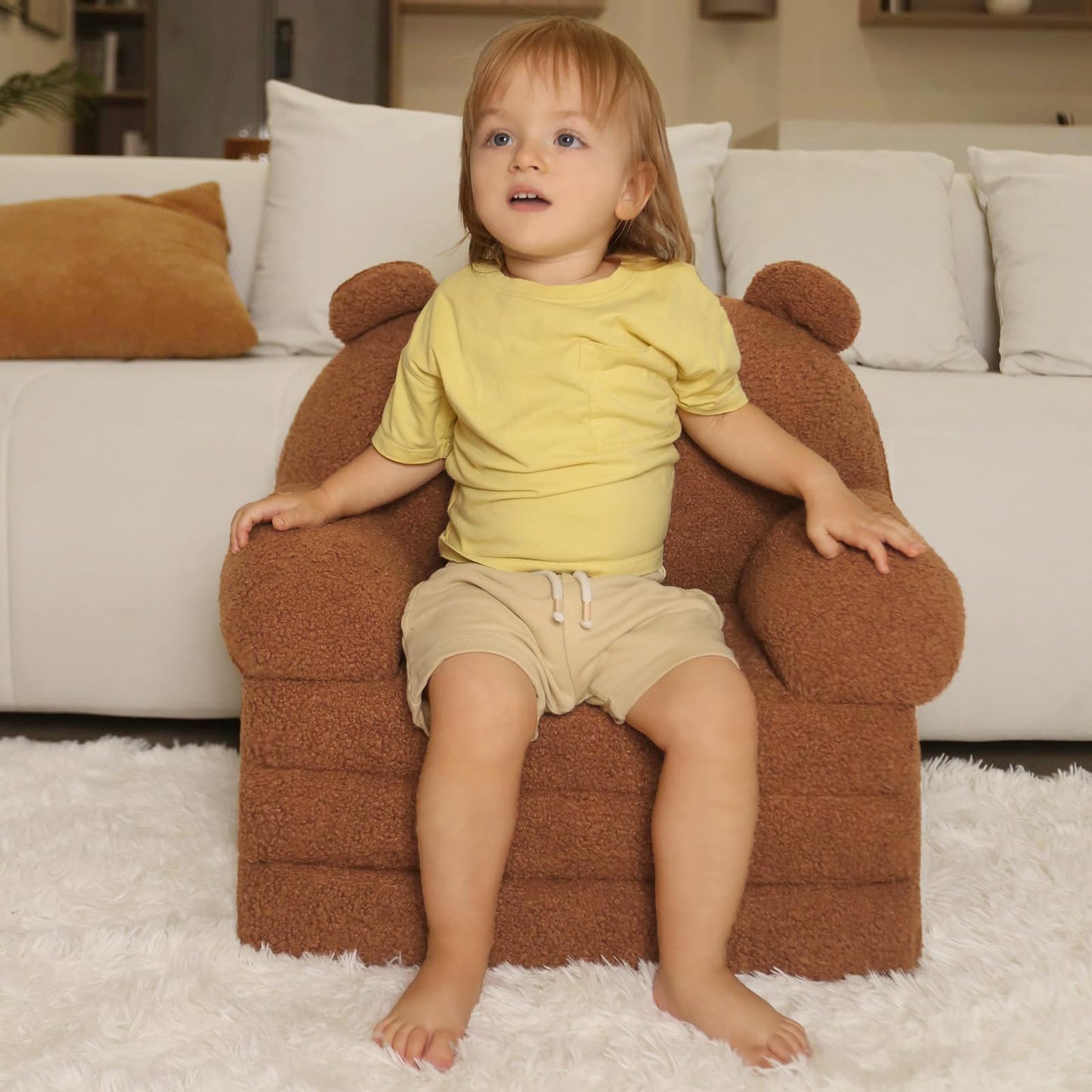 Comfy Toddler Chair - Foldable Baby Sofa