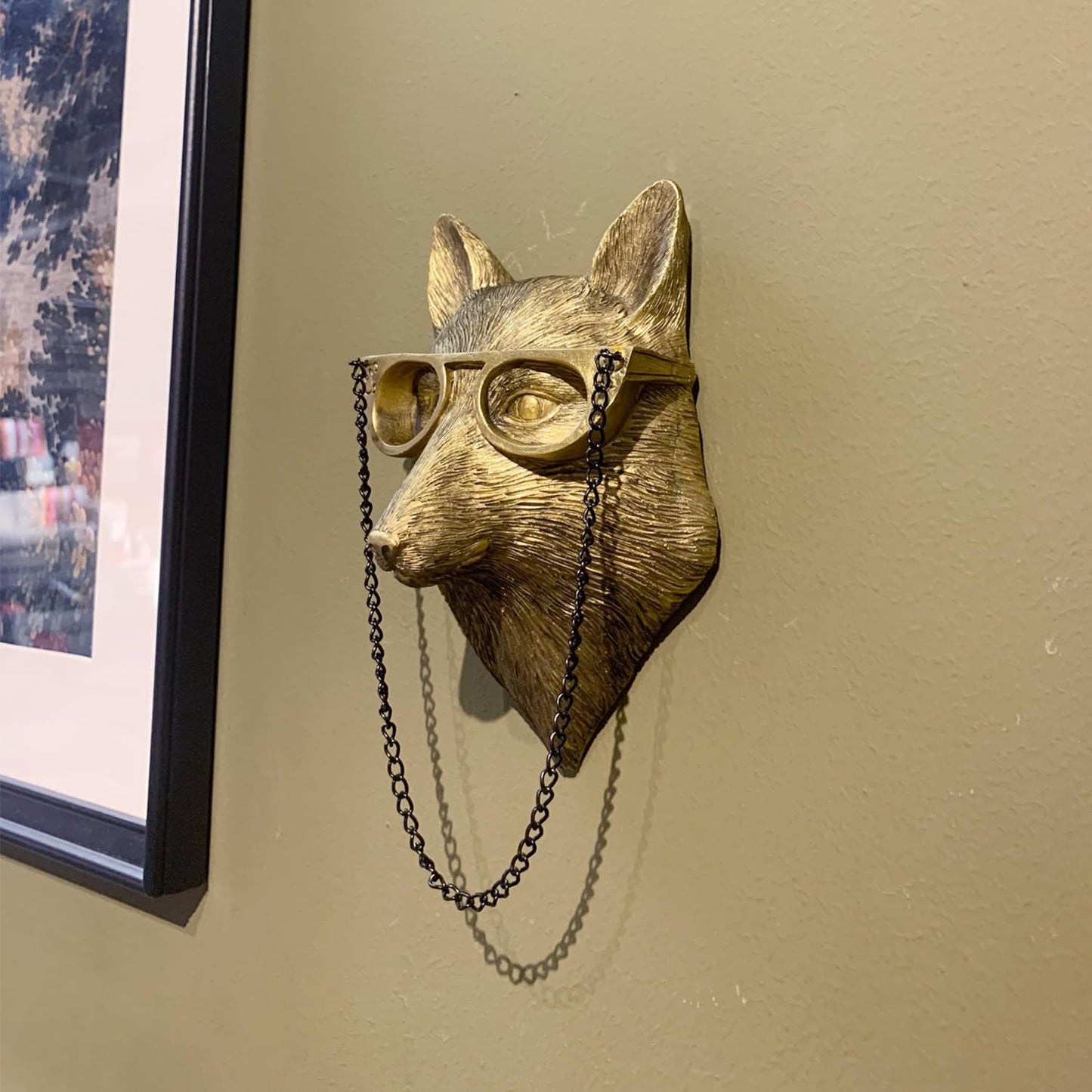 Faux Head Wall Decor - Fox