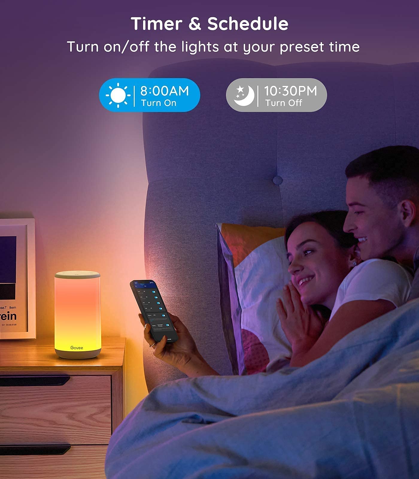 RGBIC Table Lamp - Smart, Music Sync