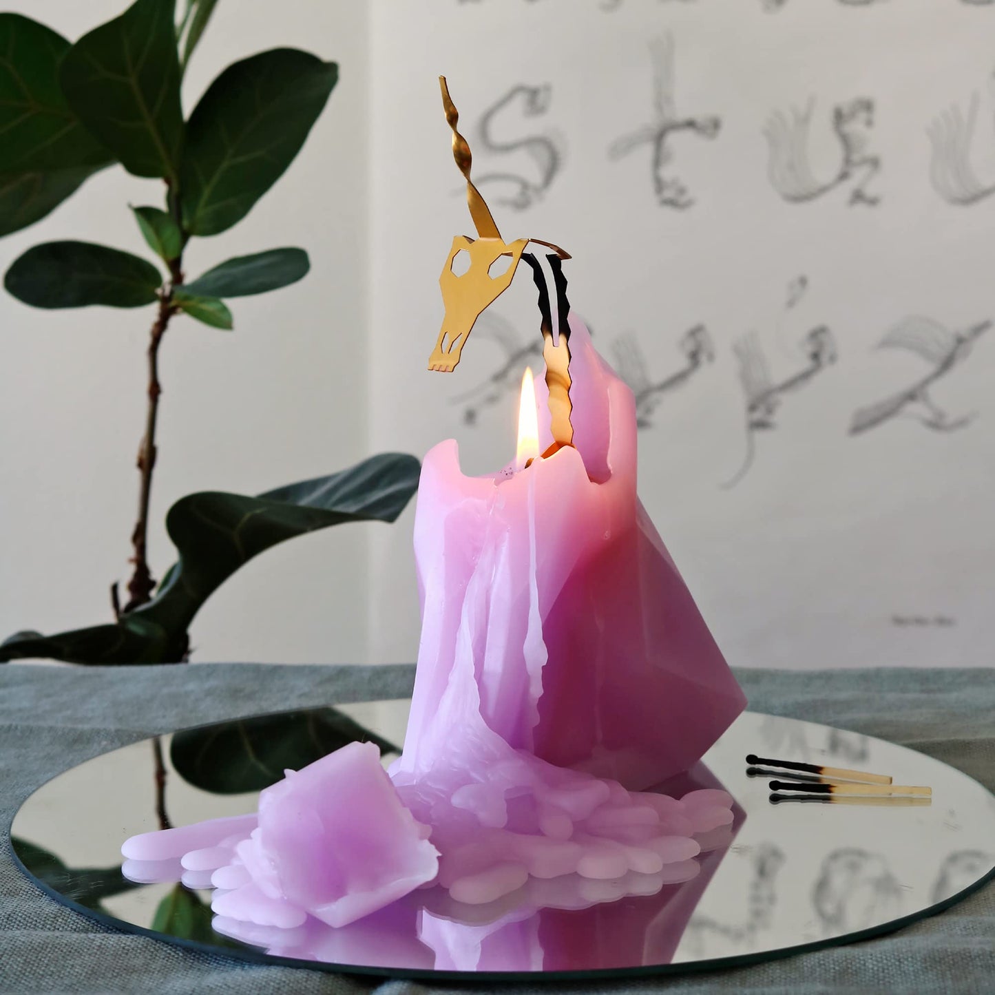 Einar Unicorn Candle