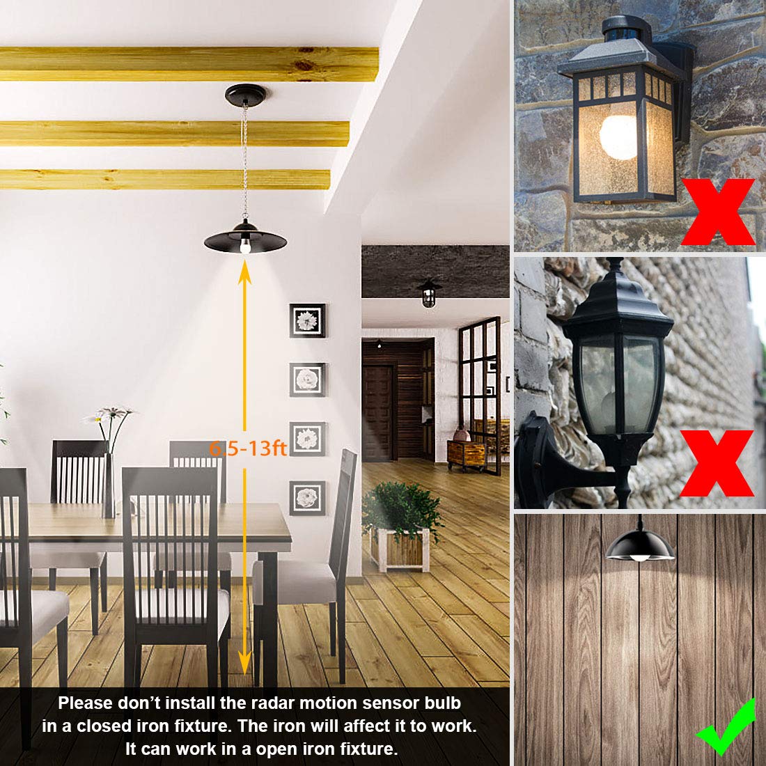 Motion Sensor Smart LED Bulb