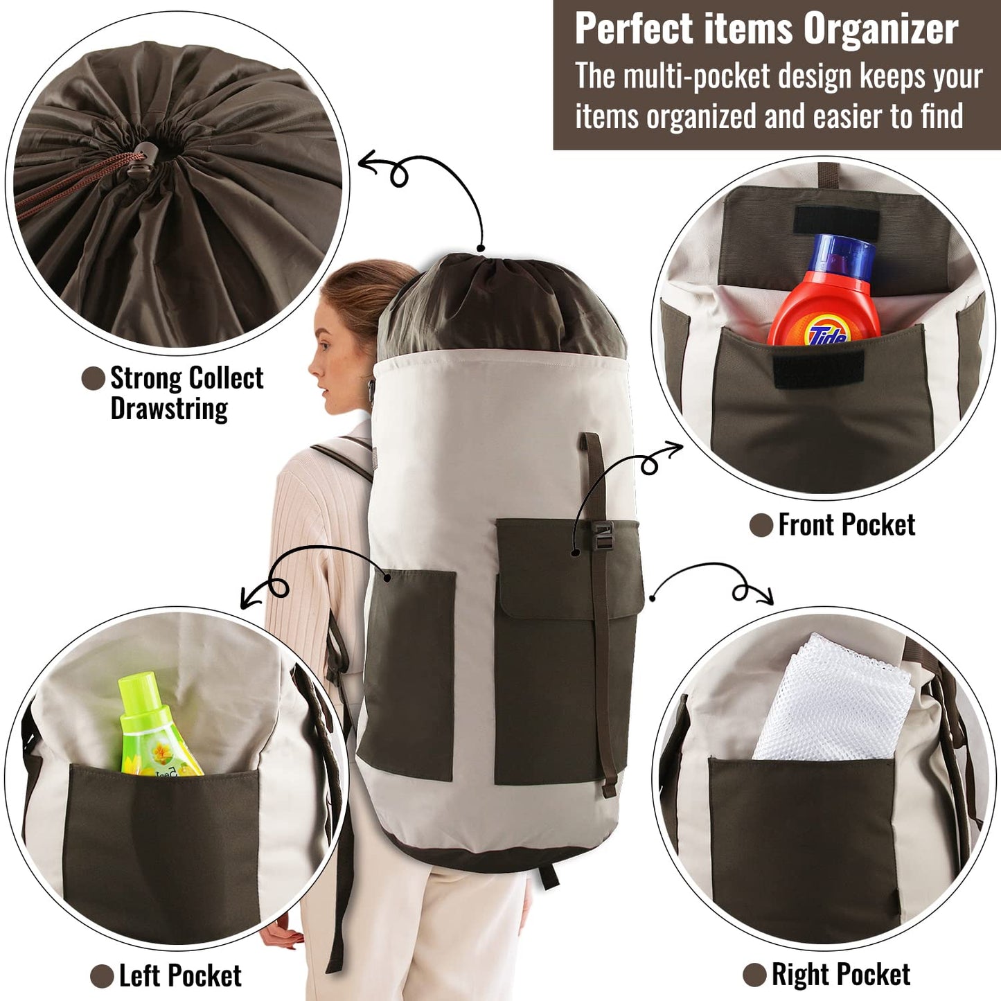 Laundry Bag Backpack