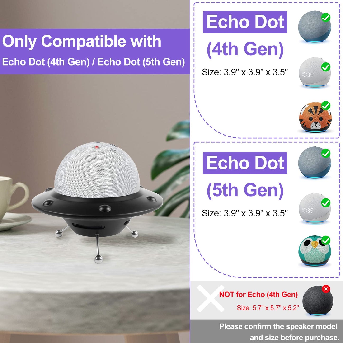 Stand Holder for Amazon Echo Dot
