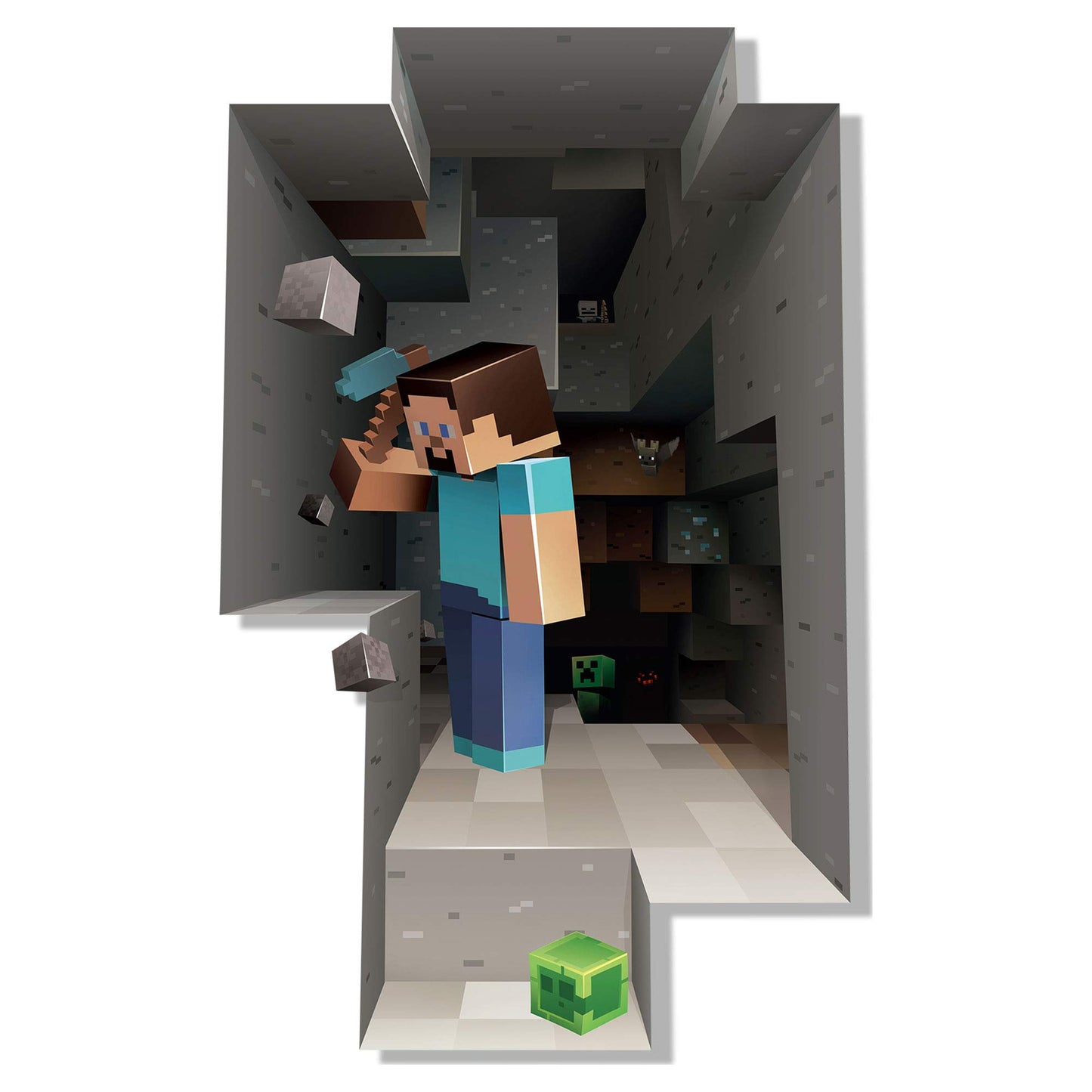 Minecraft Wall Cling Decal Sticker